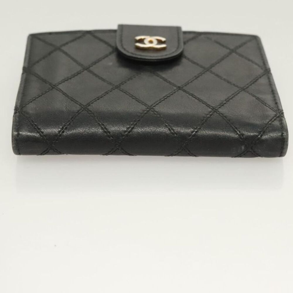 Chanel Coco Mark Black Leather Wallet  (Pre-Owned) - Picture 15 of 16